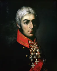 Portret van Prins Peter Bagration (1765-1812) Russische generaal